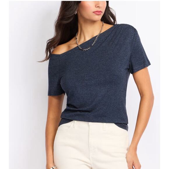 LNA Rayne Drop Shoulder Knit Top Size M NWT $75 - Picture 1 of 5